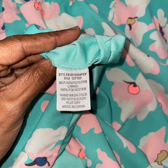 Floral top ( can be worn as dress) would make a perfect cover up for the pool. - Picture 4 of 5